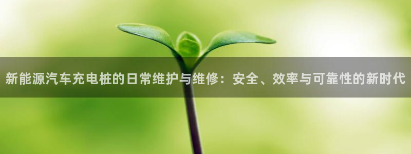 门徒娱乐是不是赌博行为:新能源汽车充电桩的日常维护与维修:安