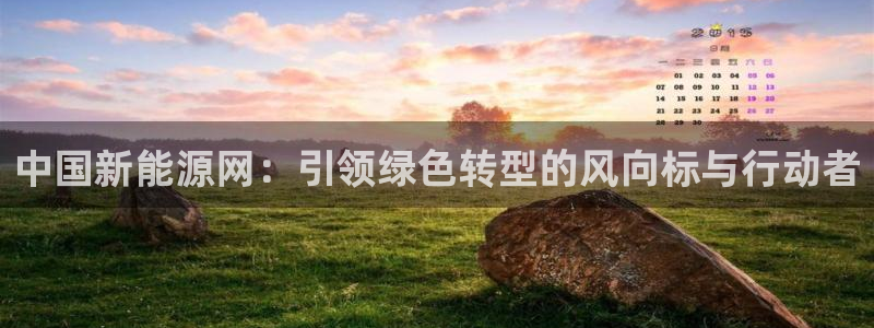 门徒娱乐平台：中国新能源网：引领绿色转型